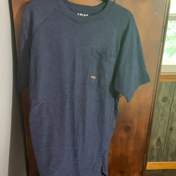 Ariat Men's Navy Short Sleeve Tee - Picture 1 of 3
